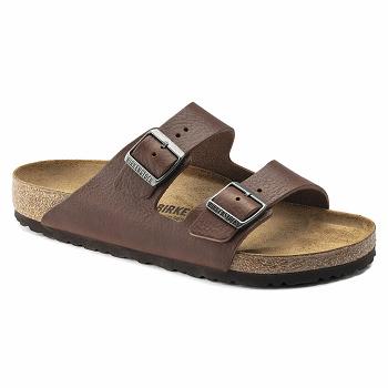 Pánské Arizona Birkenstock Læder Káva | CZ 245WNB